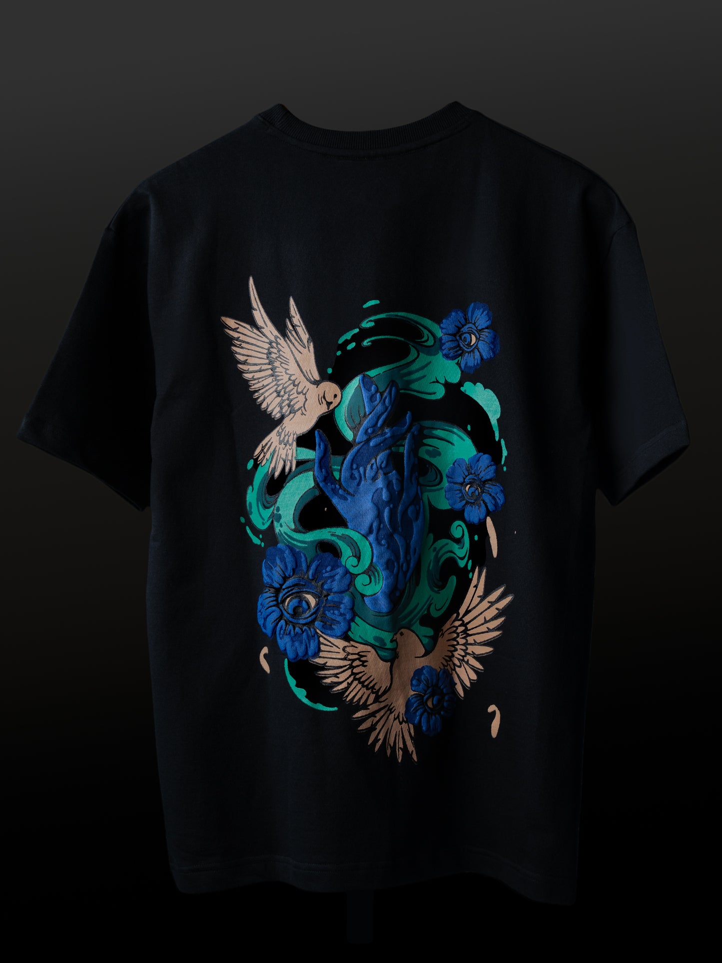 SERENE LOVE BLACK TEE