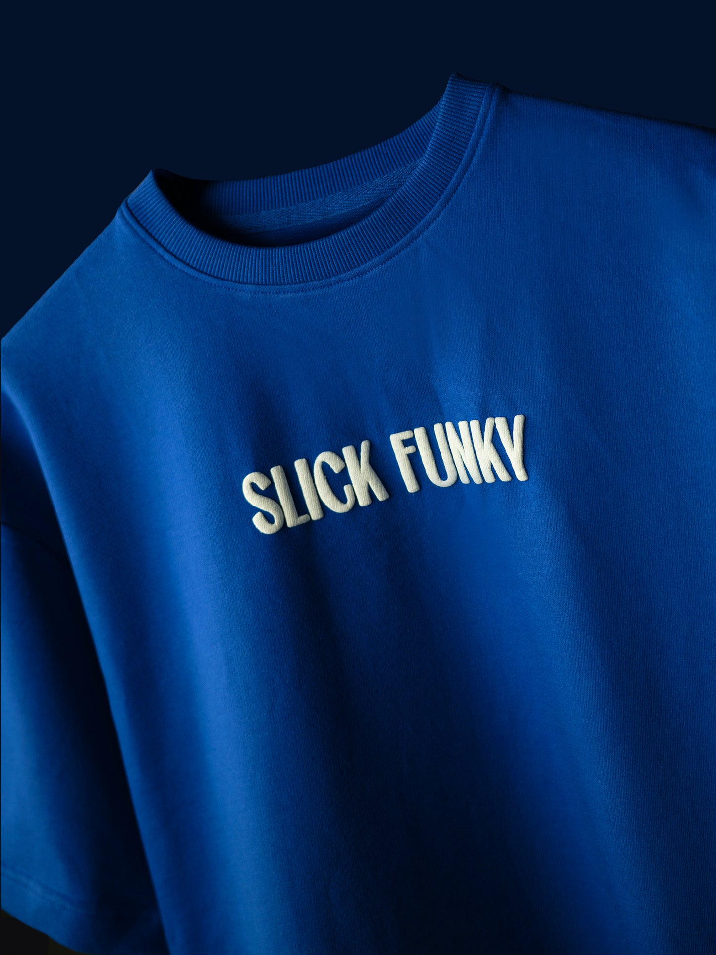 SLICK FUNKY BLUE TEE