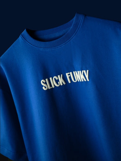 SLICK FUNKY BLUE TEE