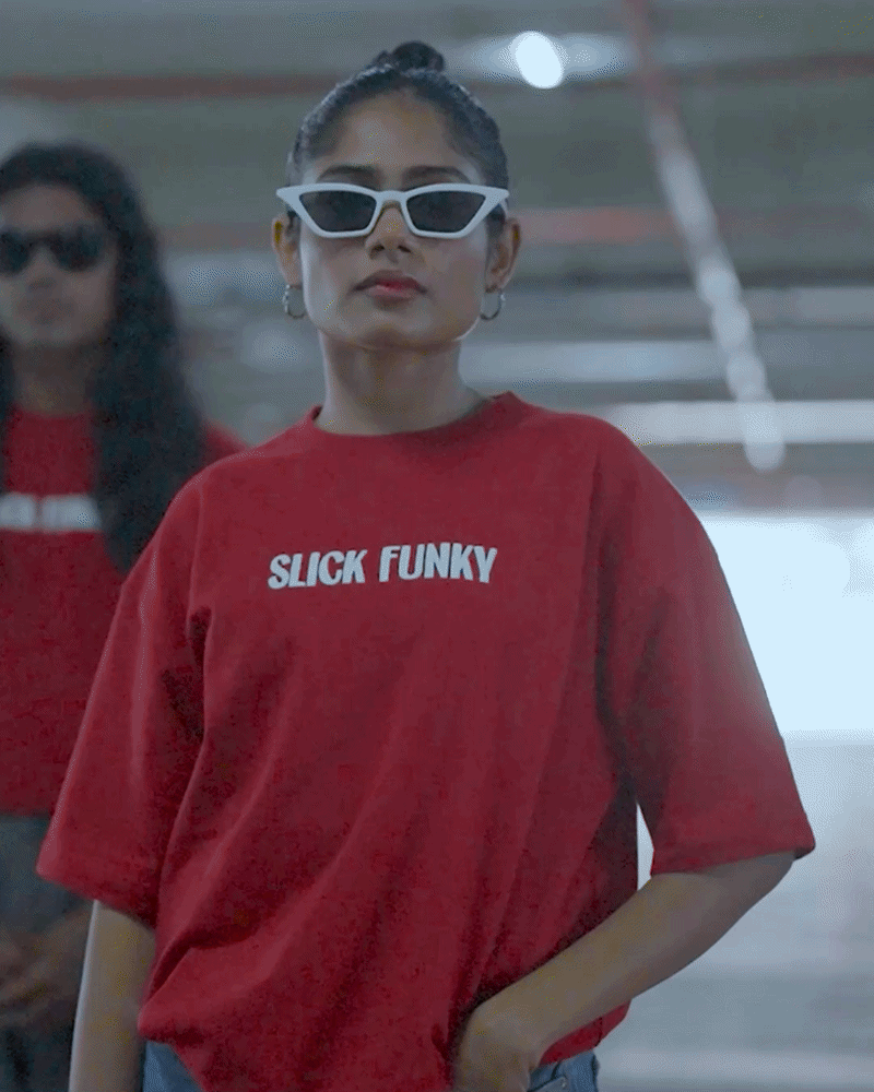 SLICK FUNKY RED TEE