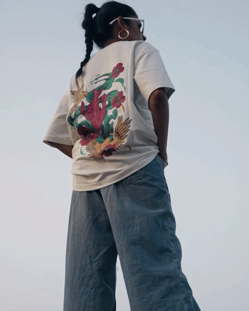 SERENE LOVE BLUE BLUSH TEE