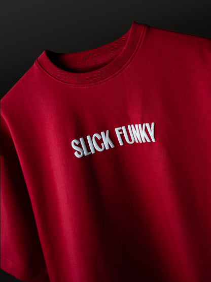 SLICK FUNKY RED TEE