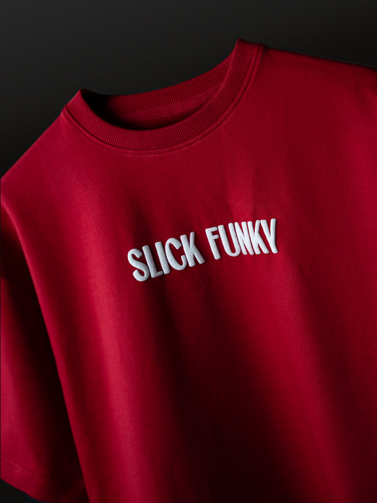 SLICK FUNKY RED TEE