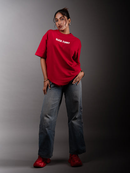 SLICK FUNKY RED TEE