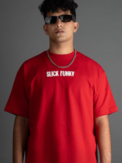 SLICK FUNKY RED TEE