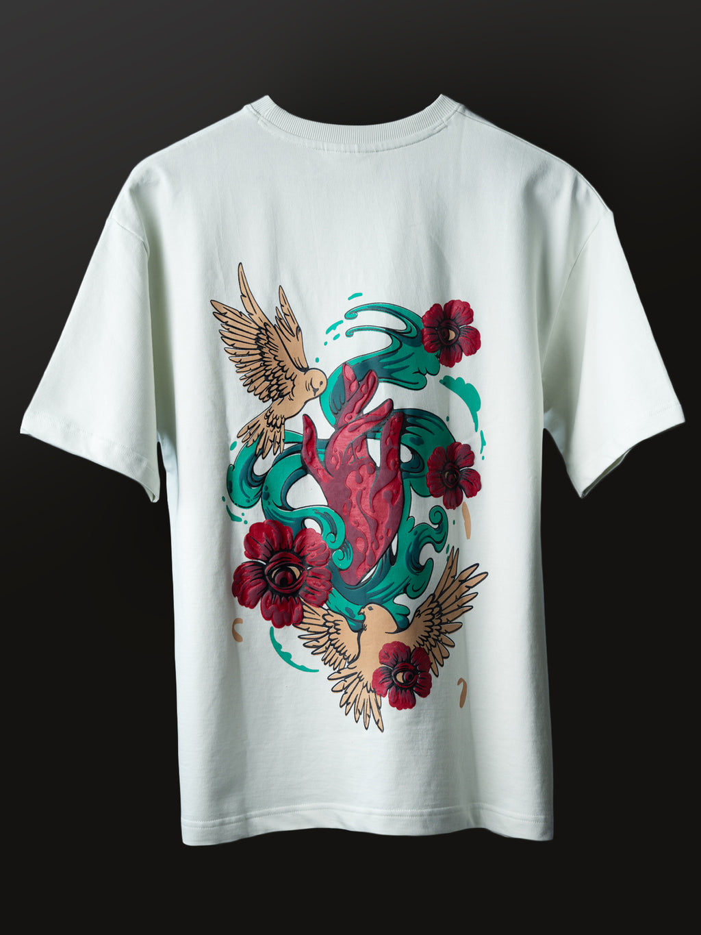 SERENE LOVE BLUE BLUSH TEE