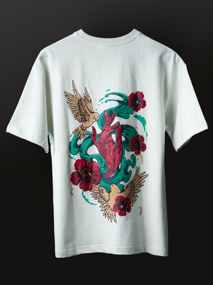 SERENE LOVE BLUE BLUSH TEE